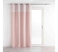 Douceur d'Intérieur – Rideau tamisant ARTCHIC – Uni, œillets, 140x240 cm – Rose