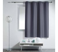 Douceur d'Intérieur Rideau à œillets Essentiel Polyester 140 x 180 cm Béton