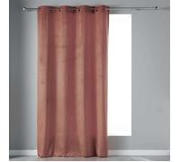 Rideau à Œillets ""Velvetine"" 140x240cm Rose