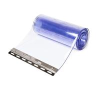 Rideau à lamelles en PVC 300 x 3 mm avec pince (L = 3 m)