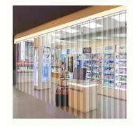 Rideau à Lamelles PVC Super Polar ，Anti-poussière Anti-Froid Congélateur/Chambre Froide Négative Walk-In， Boucherie Entrepôt Industriel ，avec Accessoires(75x300cm/29.53x118.11in)