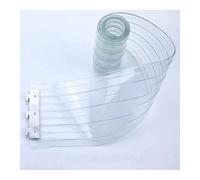 Rideau à Lamelles Transparent, Rideau à Lanières en PVC, Rideaus Laniere Portes Intérieures ，Portes moustiquaires ，pour Entrepôts Frigorifiques et Supermarchés(90x280cm/35.43x110.2in)