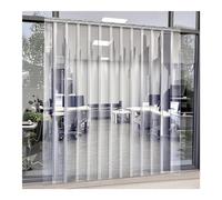 Rideau à Lamelles Transparent, Rideau à Lanières en PVC, Rideaus Laniere Portes Intérieures Portes moustiquaires Épaisseur 2 mm，pour Entrepôts Frigorifiques(105x260cm/41.34x102.3in)