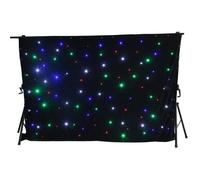 BeamZ SPW96 - Rideau à LEDS DJ, 96x LED RGBW, Dimensions 200 x 300cm, 20 Shows Lumineux Préprogrammés, Télécommande RF, Mode DMX, Mode Audio