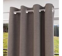 Soleil d'ocre, Eclipse Rideau 100% occultant, PVC, Taupe, 135x250 cm