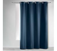 RIDEAU A OEILLETS 135 x 240 CM OCCULTANT UNI OCCULT NAVY