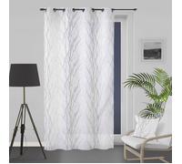 Rideau à oeillets 135x250 cm LIANE blanc par Soleil d'ocre