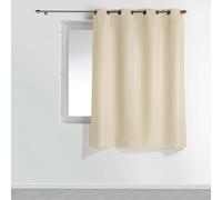 RIDEAU A OEILLETS 140 x 180 CM POLYESTER UNI ESSENTIEL NATUREL | Rideau léger et lumineux, idéal pour filtrer la lumière tout en préservant l’intimité