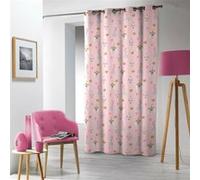 rideau a oeillets 140 x 240 cm microfibre imprimee hermine Douceur d'Intérieur Imprimé