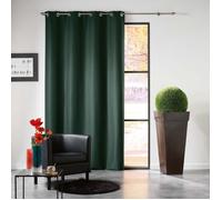 Rideau a oeillets 140 x 240 cm occultant uni mezzo Vert