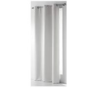 Douceur d'Intérieur Rideau occultant Occult à œillets 140 x 240 cm polyester Blanc-Gris