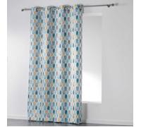 Douceur d'Intérieur – Rideau à œillets PALPITO 1606327 Polyester Blanc 140 x 260 cm