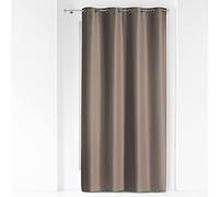 RIDEAU A OEILLETS 140 x 260 CM POLYESTER UNI ESSENTIEL TAUPE