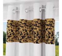 Rideaux, stores Soleil D'Ocre MAYLINE Blanc 135x250 cm
