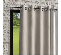 Rideau à oeillets en microfibre lavée 135x250 cm BOHEME lin, par Soleil d'Ocre