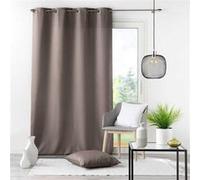 Rideau à Oeillets "Essentiel" 140x280cm Taupe Bronze G