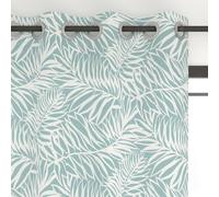 Rideau À Oeillets Imprimé En Polycoton 135x250 Cm Guyane, Par Soleil D'ocre