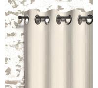 Soleil d'ocre, Rideau à Oeillets Isolant 135x180 cm Boheme Lin