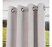 Rideau À Oeillets Isolant Et 100% Occultant 135x180 Cm Eclipse Blanc, Par Soleil D'ocre