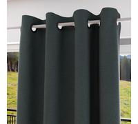 Rideau À Oeillets Isolant Et 100% Occultant 135x180 Cm Eclipse Kaki, Par Soleil D'ocre