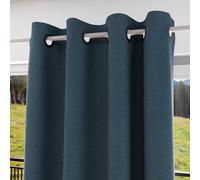 Soleil d'ocre, Rideau à Oeillets Isolant et 100% Occultant 135x300 cm Eclipse Bleu Canard