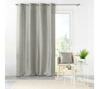 Rideau shantung shana gris 140x240 - Douceur d'intérieur Gris, Gris