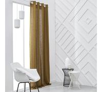 Rideau a oeillets TODAY - 140x240cm - 100% Coton - Bronze