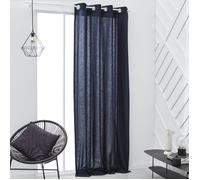 Rideau à oeillets TODAY - 140x240cm - 100% Coton - Navy