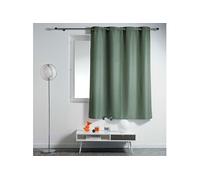 Douceur d'Intérieur Rideau à œillets Essentiel 140x180 cm Polyester uni Kaki