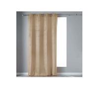 Rideau à Œillets ""Velvetine"" 140x240cm Sable
