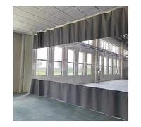 Rideau à panneaux transparents pour l'extérieur, Bâche imperméable et résistante aux UV avec œillets antirouille, Idéal pour balcon, cabane, pergola ( Couleur : Clear Gray , Taille : 3.4x2.5m )