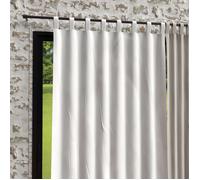 Soleil d'ocre, Bohème Rideaux Pattes, Microfibre lavé, Blanc, 140x250 cm