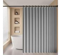 Rideau Accordéon Placard 152 x 161 cm Anti Bruit, Opaque, Bloquer, Separation, Anti Froid Occultant Chaleur Rideau Accordéon Porte pour Salon Chambre Maison et Cuisine, Gris