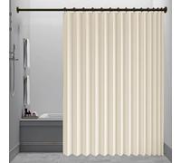 Rideau Accordéon Porte 128 x 110 cm Anti Froid et Chaleur, Séparateur de Pièce Pliable, Design Accordéon Rideau Porte pour Salon Chambre Maison et Cuisine, Beige