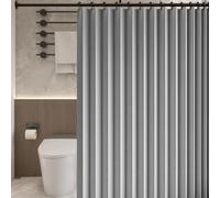 Rideau Accordéon Porte 265 x 90 cm Anti Froid et Chaleur, Séparateur de Pièce Pliable, Design Accordéon Rideau Occultant Pliants pour Chambre, Salon Décoration de Fenêtre, Gris