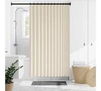Rideau Accordéon Porte 280 x 240 cm Anti Froid et Chaleur, Séparateur de Pièce Pliable, Design Accordéon Rideaux Occultants pour Salon Chambre Maison et Cuisine, Beige