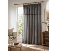 Rideau Ajustable 140 x 300 cm Double Gaze de Coton Vichy VICKIE - Truffe