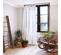 Rideau Ajustable 140x300 cm Gaze de Coton Chantilly