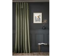 Rideau Ajustable Sixtine - 140 x 270 cm - Coton Flammé - Thym