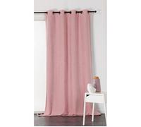 LINDER Panneau Oeillets, Polyester, Rose, 140x260 cm