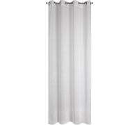 Rideau Angelica 140X250 cm blanc etamine eco-design oeillets