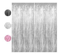 Rideau Anniversaire Paillette, Franges Decoration, Rideau Métallique A Frange, Happy Birthday