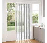 Vidaxl Rideau Anti-Insectes En Chenille Gris Et Blanc 100 X 230 Cm