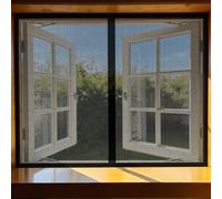 Rideau Anti Mouche 160 x 220 cm Sans Perçage, Fermeture Automatique, Maintient L'Air Frais à L'Intérieur, Anti-Insectes Moustiquaire Porte Aimantée pour Porte Exterieur, Noir