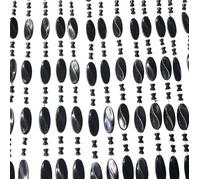 Rideau anti-mouche / Rideau de porte - Noah - 90x220 cm - Noir