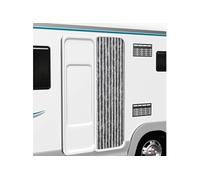 Rideau anti mouches gris et noir 56x185 cm chenille