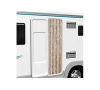 Rideau anti mouches marron foncé et beige 56x200 cm chenille