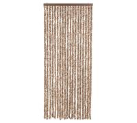 Rideau anti-mouches - vidaXL - 56x185 cm - Beige et marron foncé - Synthétique - Rectangulaire
