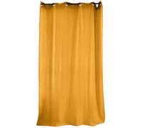 Rideau avec œillet 135X240 100% gaze de coton GAZGAZ jaune moutarde