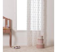 Rideau Avec Pompons - Rosi Rose 140x240
